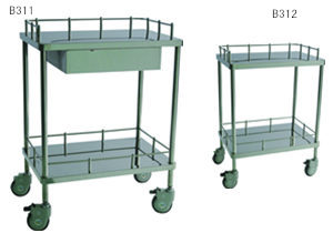 不銹鋼治療車(chē)Ⅰ型（有抽、無(wú)抽）B311、B312