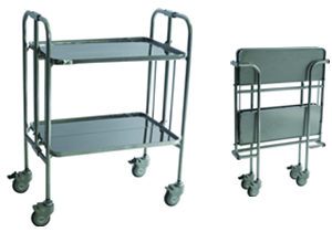 不銹鋼折疊式治療車(chē)B321