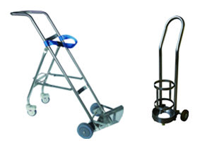 不銹鋼氧氣瓶推車(chē)C061、C062