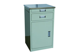 不銹鋼、噴塑混合型床頭柜D541