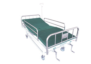 不銹鋼、噴塑混合型多功能護理床D221