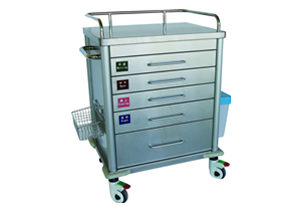 新款精品不銹鋼送藥車(chē)Ⅰ型XBS001