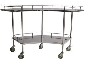 不銹鋼扇形手術(shù)器械臺（B111、B114）