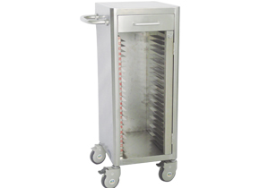 精品不銹鋼單列病歷夾車(chē)B374 