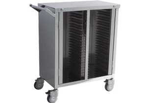 不銹鋼雙列病歷夾車(chē) V型、Ⅵ型、Ⅶ型B383、B385