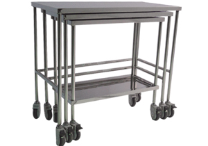 不銹鋼套裝器械臺（B121、B123）